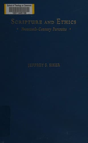 Tapa de Scripture and Ethics