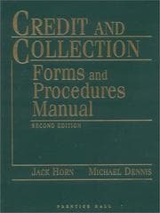 Tapa de Credit and Collection Forms and Procedures Manual
