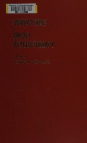 Tapa de Innovations to group psychotherapy