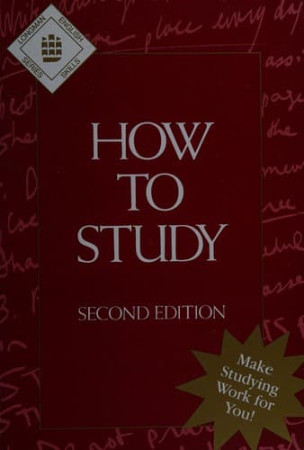 Tapa de Longman's how to study