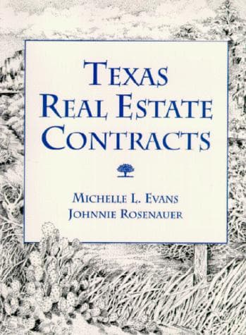 Tapa de Texas real estate contracts