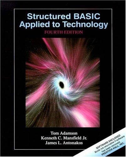 Tapa de Structured BASIC Applied to Technology (4th Edition)