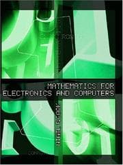 Tapa de Mathematics for electronics and computers