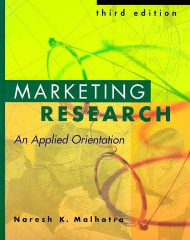 Tapa de Marketing research