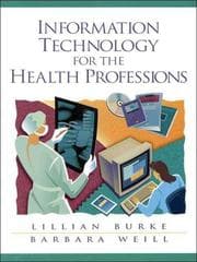 Tapa de Information technology for the health professions