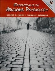 Tapa de Essentials of Abnormal Psychology