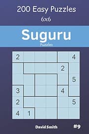 Tapa de Suguru Puzzles - 200 Easy Puzzles 6x6 vol.9