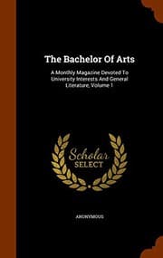 Tapa de The Bachelor Of Arts