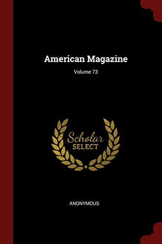 Tapa de American Magazine; Volume 73