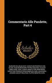 Tapa de Commentario Alle Pandette, Part 4
