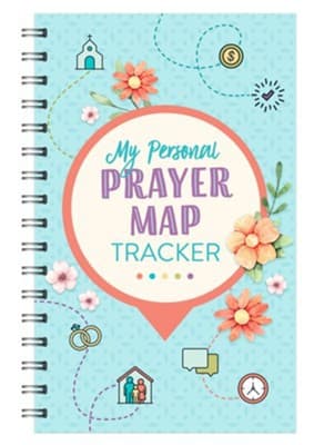 Tapa de My Personal Prayer Map Tracker - Light Blue