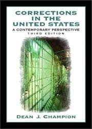 Tapa de Corrections in the United States