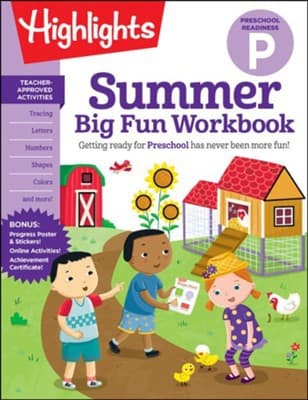 Tapa de Summer Big Fun Workbook Preschool Readiness