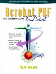 Tapa de Acrobat PDF and Workflow InDetail