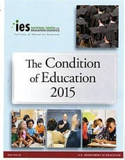Tapa de Condition of Education 2015