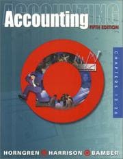 Tapa de Accounting, Chapters 1-25
