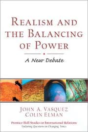 Tapa de Realism and the balancing of power