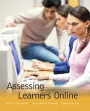 Tapa de Assessing learners online