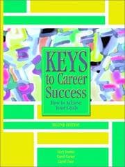 Tapa de Keys to Career Success
