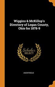 Tapa de Wiggins & McKillop's Directory of Logan County, Ohio for 1878-9