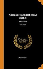 Tapa de Allan Dare and Robert Le Diable
