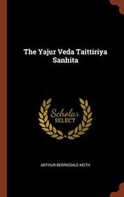 Tapa de The Yajur Veda Taittiriya Sanhita