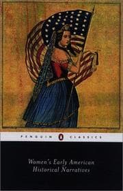 Tapa de Women's early American historical narratives