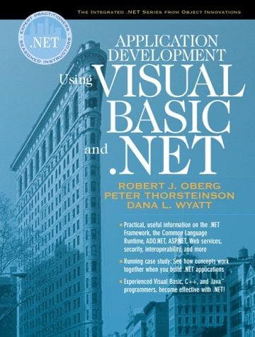 Tapa de Application development using Visual Basic and .NET