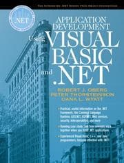 Tapa de Application development using Visual Basic and .NET