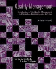 Tapa de Quality Management
