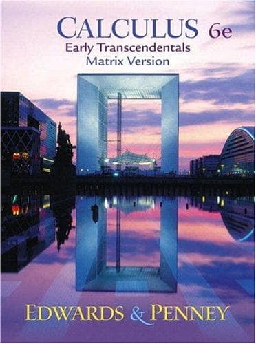 Tapa de Calculus, Early Transcendentals Matrix Version (6th Edition)