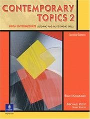 Tapa de Contemporary Topics 2