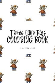 Tapa de Three Little Pigs Coloring Book for Children
