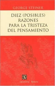 Tapa de Diez  razones para la tristeza del pensamiento