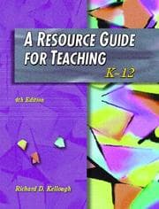Tapa de A Resource Guide for Teaching:K-12