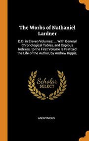 Tapa de The Works of Nathaniel Lardner : D.D. in Eleven Volumes