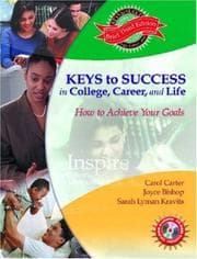 Tapa de Keys to success in college, career, and life