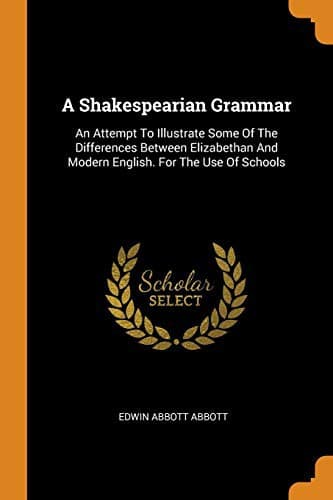 Tapa de A Shakespearian Grammar