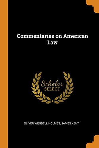 Tapa de Commentaries on American Law