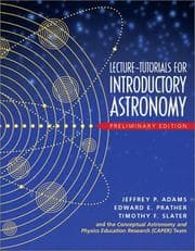 Tapa de Lecture-tutorials for introductory astronomy