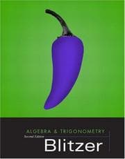 Tapa de Algebra and Trigonometry