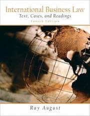 Tapa de International business law