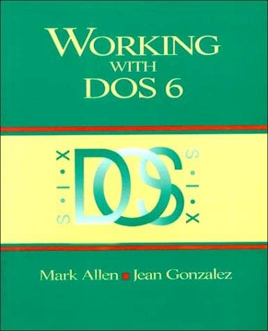 Tapa de Working with DOS 6