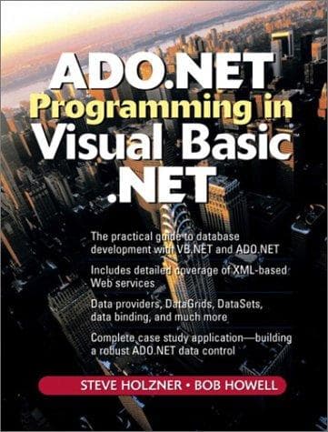 Tapa de ADO.NET Programming in Visual Basic .NET, Second Edition