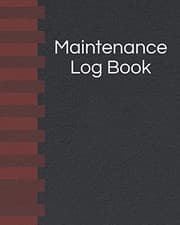 Tapa de Maintenance Log Book