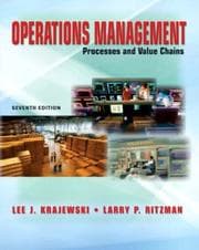 Tapa de Operations Management and Student CD Package