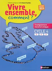 Tapa de Enseignement moral et civique - manuel - 5e-4e-3e - 2015