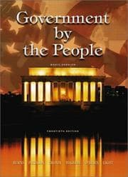 Tapa de Government by the People, Basic Version, 20th Edition