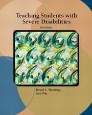 Tapa de Teaching students with severe disabilities