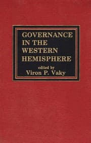 Tapa de Governance in the Western Hemisphere